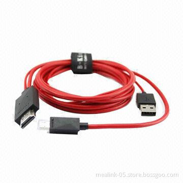 MHL to HDMI for Samsung Cellphone Cable 4M